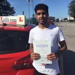 student who has passed their driving test