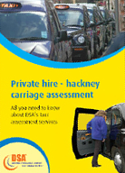 private hire - hackney carriageway assessment